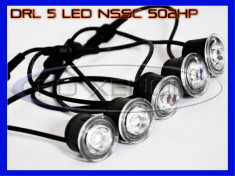 DRL 5-LED 1W - NSSC 502HP - DAYTIME RUNNING LIGHT - LUMINI DE ZI foto