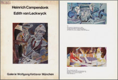 Heinrich Campendonk si Edith Van Leckwyck, catalog de expozitie cu preturi. foto