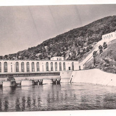 carte postala(ilustrata)-BICAZ-Uzina hidrocentralei VI Lenin de la Stejaru