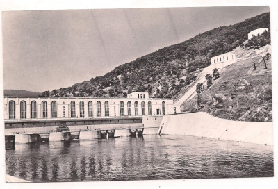 carte postala(ilustrata)-BICAZ-Uzina hidrocentralei VI Lenin de la Stejaru foto