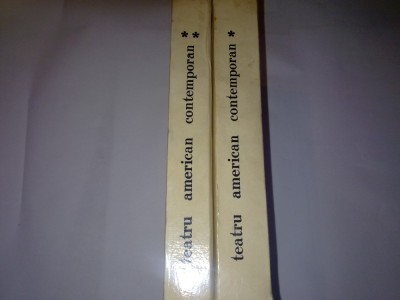 TEATRU AMERICAN CONTEMPORAN 2 VOLUME CARTONATE R21 foto