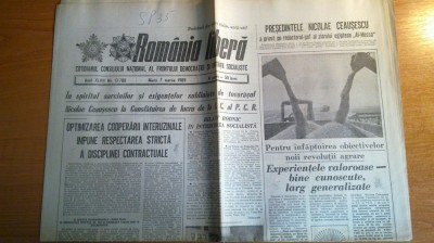 ziarul romania libera 7 martie 1989 foto