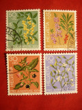 Serie Flora 1974 Elvetia ,4 val.stamp.
