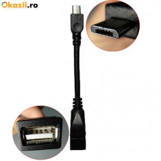 CABLU OTG MICRO USB PENTRU Samsung Galaxy S2, S3, Note ,Nexus, R, 4G LTE foto