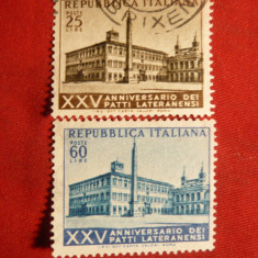 Serie Palat Lotron 1954 Italia , 2 val.stamp.