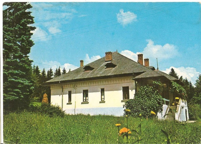 CPI (B1352) JUDETUL NEAMT, CASA MEMORIALA M. SADOVEANU, EDITURA OSEDT, CIRCULATA, 23.01.1975, STAMPILE, TIMBRU