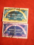 Serie Aniv.4 Ani NATO 1953 Italia , 2 val.stamp.