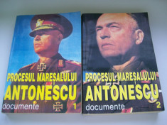 PROCESUL MARESALULUI ANTONESCU DOCUMENTE VOL,1,2 foto