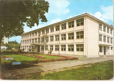 CPI (B1361) TARGU NEAMT, LICEUL STEFAN CEL MARE, CIRCULATA 17.06.72, STAMPILA, TIMBRU IMPRIMAT foto