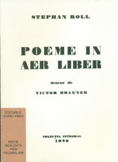 POEME IN AER LIBER - desene de VICTOR BRAUNER - STEPHAN ROLL foto