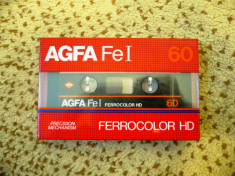 Caseta audio AGFA FERROCOLOR HD - Noua - Sigilata foto
