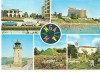 CPI (B1382) MANGALIA, MOZAIC, CAZINOUL, PLAJA, FARUL, MORMANTUL SCITIC, MUZEUL DE ISTORIE, EDITURA OSETCM, CIRCULATA 21.08.80 STAMPILA, TIMBRU IMPRIMA, Fotografie