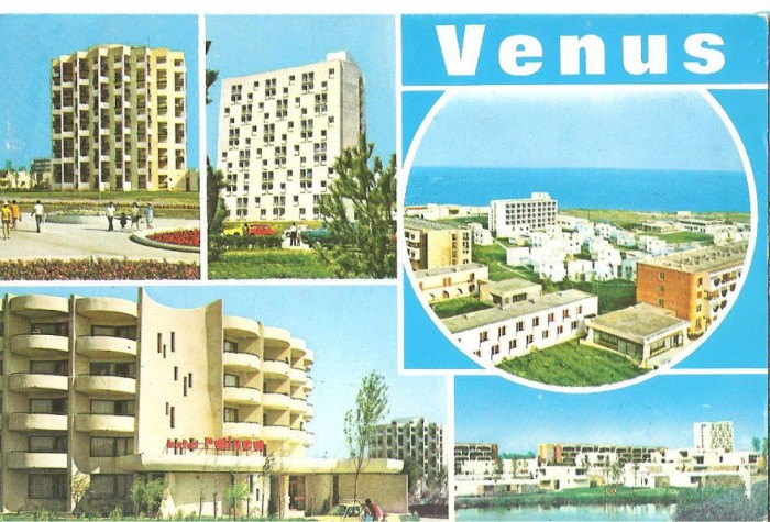 CPI (B1367) VENUS, MOZAIC 5 IMAGINI, EDITURA MERIDIANE, ARTA GRAFICA, SCRISA SI NECIRCULATA, 1979