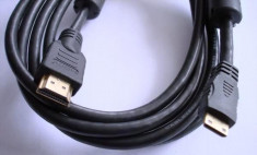 Cablu MiniHDMI - HDMI, 14.99 lei! foto