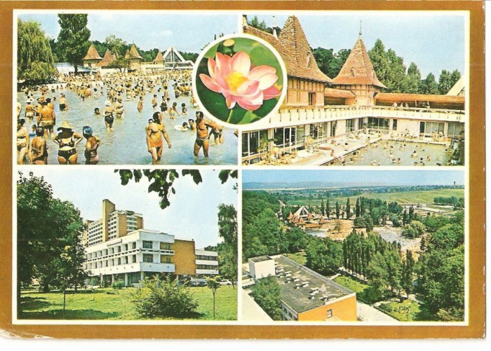 CPI (B1381) BAILE FELIX, MOZAIC 4 IMAGINI, EDITURA OSETCM, CIRCULATA 03.6.81 STAMPILA, TIMBRU IMPRIMAT