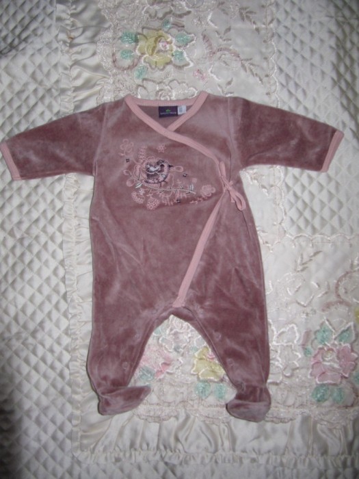 Pijamele bebe fetita Sergent Major