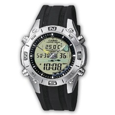 Superb ceas pentru pescari, Casio Illuminator cu fazele lunii si SOLUNAR continuu. Impecabil foto