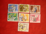 Serie Meserii -uzuale valori mari 1989-1994 Elvetia ,7 val.stamp.