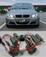 Nou !!!! Model 2013 !!! Led Marker H8 20w ( 10w+10w ) Pt Angel Eyes Bmw E60 X5 E70 X6 E71 E82 E87 E90 Lci E91 Lci E92 F01 seria 7 Pret Promotional foto