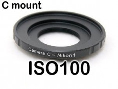 Adaptor Nikon 1 - C mount foto