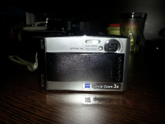 CAMERA FOTO SONY CYBERSHOT DSC-T5 CARL ZEISS HUSA CARD 2GB INCARCATOR SNUR foto