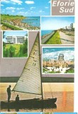 CPI (B1411) EFORIE SUD, MOZAIC 5 IMAGINI, EDITURA MERIDIANE, ARTA GRAFICA, SCRISA SI NECIRCULATA, IULIE 1989,
