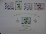 Liberia 1961 Cercetasii serie si colita