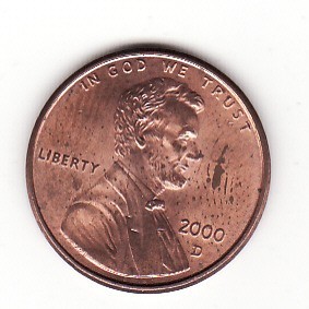 S.U.A. 1 CENT 2000 D