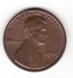 S.U.A. 1 CENT 1975, America de Nord