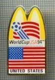 30 INSIGNA - UNITED STATES -WorldCup USA 94 -fotbal -starea care se vede