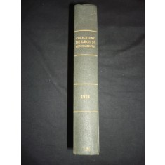 COLECTIUNE DE LEGI SI REGULAMENTE tomul II (1925)