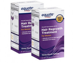 Minoxidil FEMEI 2% Equate SOLUTIE impotriva caderii parului - Pachet 6 LUNI foto