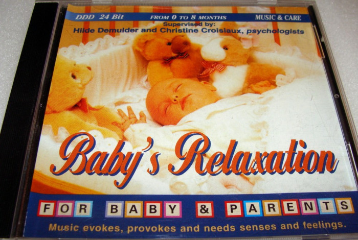 Baby&#039;s Relaxation - 24 bit pentru bebelusi de la 0 la 8 luni - CD Muzica Clasica