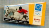 103 INSIGNA -OLIMPICA, ATENA 2004 -KODAK sponsor olimpic -proba hipica (calarie) -starea care se vede
