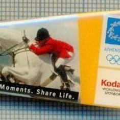103 INSIGNA -OLIMPICA, ATENA 2004 -KODAK sponsor olimpic -proba hipica (calarie) -starea care se vede