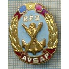 83 INSIGNA -RPR -AVSAP(Asociația Voluntară pentru Sprijinirea Apărării Patriei) -starea care se vede