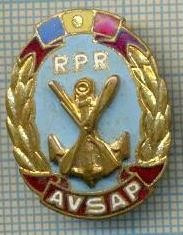 83 INSIGNA -RPR -AVSAP(Asociația Voluntară pentru Sprijinirea Apărării Patriei) -starea care se vede foto