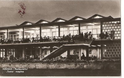 CPI (B1240) MAMAIA RESTAURANTUL TOMIS NOAPTEA, , CIRCULATA 13.8.60, STAMPILE, TIMBRU foto