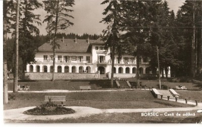CPI (B1221) BORSEC, CASA DE ODIHNA, EDITURA MERIDIANE, CIRCULATA 12.10.61, STAMPILE foto