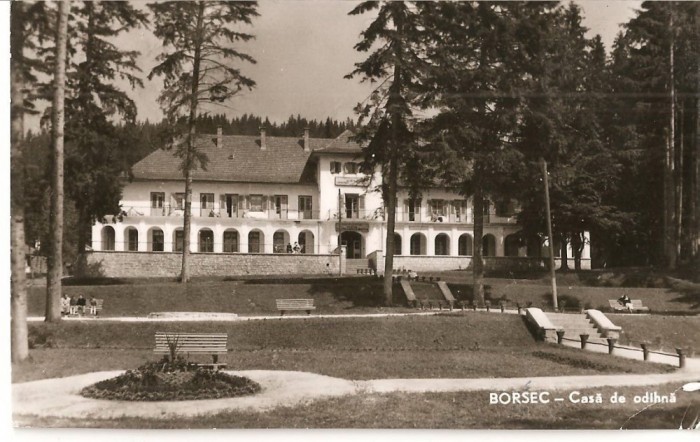 CPI (B1221) BORSEC, CASA DE ODIHNA, EDITURA MERIDIANE, CIRCULATA 12.10.61, STAMPILE