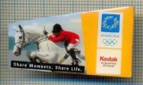 100 INSIGNA -OLIMPICA, ATENA 2004 -KODAK sponsor olimpic -proba hipica (calarie) -starea care se vede