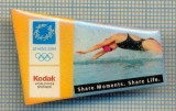 110 INSIGNA -OLIMPICA, ATENA 2004 -KODAK sponsor olimpic -proba de inot -starea care se vede