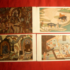 Set 5 Ilustrate China - Fresce antice 1951