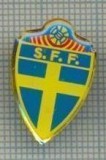 46 INSIGNA -S.F.F.-FEDERATIA DE FOTBAL A SUEDIEI -starea care se vede