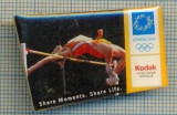 99 INSIGNA -OLIMPICA, ATENA 2004 -KODAK sponsor olimpic -proba de saritura in inaltime -starea care se vede