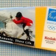 109 INSIGNA -OLIMPICA, ATENA 2004 -KODAK sponsor olimpic -proba hipica (calarie) -starea care se vede