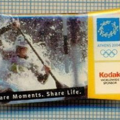 98 INSIGNA -OLIMPICA, ATENA 2004 -KODAK sponsor olimpic -proba de canotaj, caiac-canoe -starea care se vede
