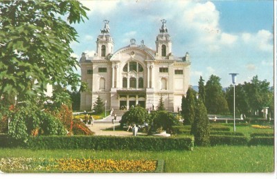 CPI (B1273) CLUJ, TEATRUL NATIONAL, EDITURA MERIDIANE, CIRCULATA 3.12.68, STAMPILE, TIMBRU foto