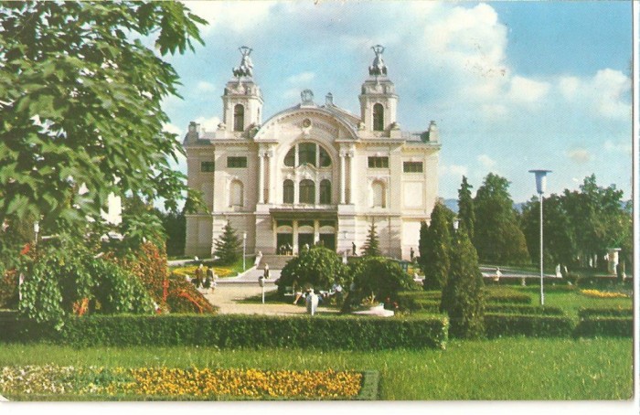 CPI (B1273) CLUJ, TEATRUL NATIONAL, EDITURA MERIDIANE, CIRCULATA 3.12.68, STAMPILE, TIMBRU