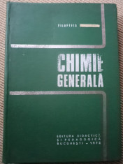 CHIMIE GENERALA FILOFTEIA DOBRESCU carte stiinta chimie foto